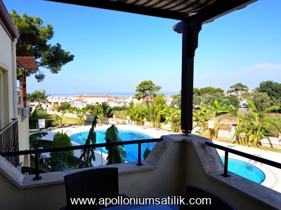 Bozbük Apolloniumda Deniz Manzaralı Eşyalı 2+1 Zeus Daire