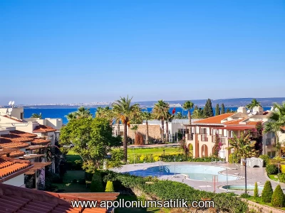 Apolloniumda Satılık Full Eşyalı, Köşe Konumlu 2 Yatak Odalı Eros Daire