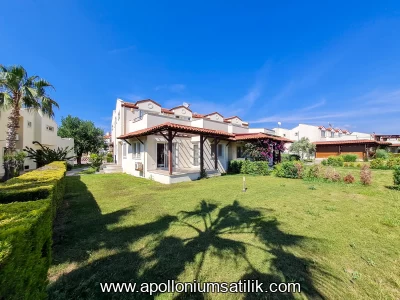 Denize Sıfır Apollonium Venuste Geniş Bahçeli, Full Eşyalı 3+1 Villa