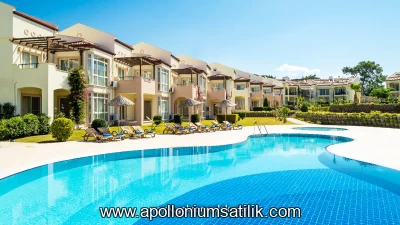 Apollonium Artemiste Havuz ve Deniz Manzaralı, Köşe Konumlu 2+1 Daire