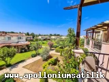 Apolloniumda Satılık Full Eşyalı, Bahçeli 3+1 Tam Müstakil Hera Villa