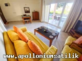 Bozbük Apolloniumda Satılık Full Eşyalı, Alt Kat 2+1 Eşyalı Adonis Daire