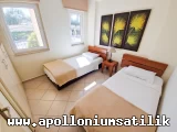 Bozbük Apolloniumda Satılık Full Eşyalı, Alt Kat 2+1 Eşyalı Adonis Daire