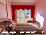 Apolloniumda Satılık Full Eşyalı, Köşe Konumlu 2 Yatak Odalı Eros Daire
