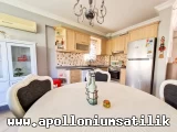 Apolloniumda Satılık Full Eşyalı, Köşe Konumlu 2 Yatak Odalı Eros Daire
