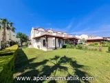 Denize Sıfır Apollonium Venuste Geniş Bahçeli, Full Eşyalı 3+1 Villa