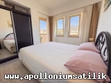 Apollonium Eros Bloklarında Eşsiz Deniz Manzaralı, Üst Kat Kullanımlı Daire