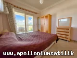 Denize Sıfır Apolloniumda Satılık Geniş Bahçeli, Köşe Konumlu 2+1 Daire