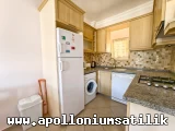 Denize Sıfır Apolloniumda Satılık Geniş Bahçeli, Köşe Konumlu 2+1 Daire