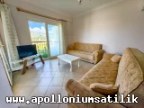 Denize Sıfır Apolloniumda Satılık Geniş Bahçeli, Köşe Konumlu 2+1 Daire
