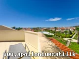Apolloniumda Havuz Manzaralı, Denize Yürüme Mesafesinde 2+1 Eros Daire