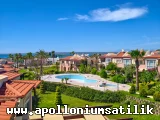 Apolloniumda Havuz Manzaralı, Denize Yürüme Mesafesinde 2+1 Eros Daire