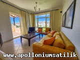 Apolloniumda Havuz Manzaralı, Denize Yürüme Mesafesinde 2+1 Eros Daire